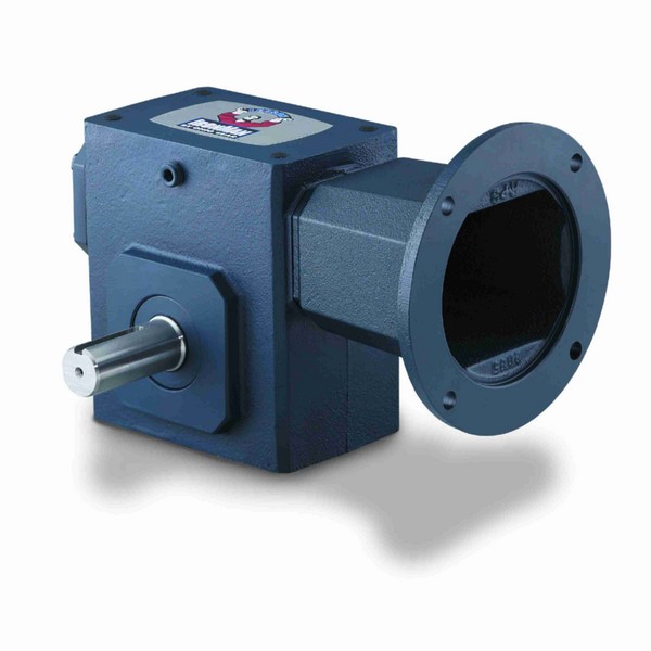 Worm Gear Reducer, Right Angle Single Reduction, 60:1 Gear Ratio, 3.681 hp Input, 2.772 hp Output, C-Face Coupled Input, Shaft Output, 7/8 in Dia Input, 1-7/8 in Dia x 4-1/2 in L Output, 29 rpm Output Maximum Speed, 1750 rpm Input Maximum Speed, 5989 in-lb Output, 4-1/4 in Centre Distance, 3/16 x 3/32 in Input, Cast Iron