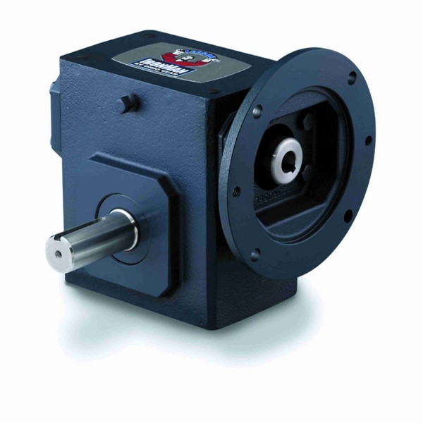 Worm Gear Reducer, Right Angle Single Reduction, 60:1 Gear Ratio, 3.681 hp Input, 2.772 hp Output, C-Face Quill Input, Shaft Output, 1-1/8 in Dia Input, 1-7/8 in Dia x 4-1/2 in L Output, 29 rpm Output Maximum Speed, 1750 rpm Input Maximum Speed, 5989 in-lb Output, PAG Synthetic Oil Lubrication, Base Mount, Cast Iron