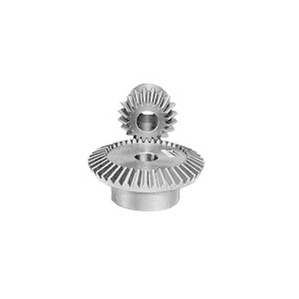 ShopIBT Bevel Gear, MPB Straight Tooth, 7/8 to 2 in Bore, 21 Gear