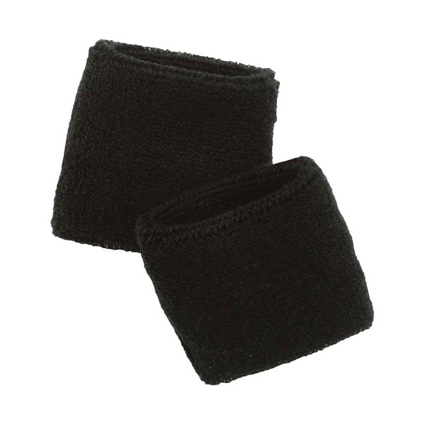 Wrist Sweatband, Series: 6500, Terry Cotton, Black