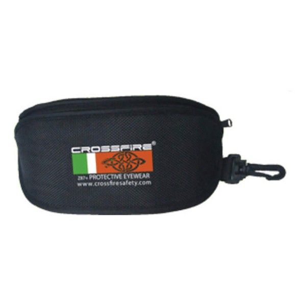 Zipper Pouch, For Use With: Safety Glasses, Black