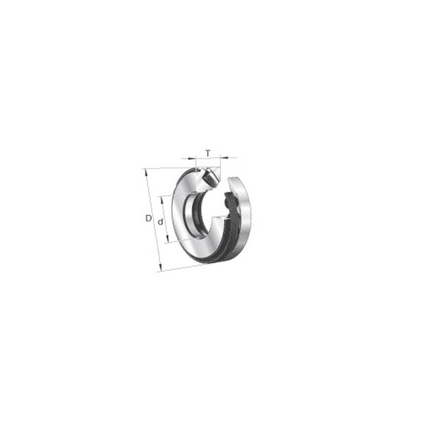 X-Life Axial Spherical Roller Bearing, Self-Aligning Separable, Series: 293..-E1 Series, 460 mm Bore Dia, 710 mm Outside Dia, 1 Rows, 150 mm Width, Single Thrust Direction, 5900000 N Dynamic/21400000 N Static, 850 RPM Maximum, -30 to 200 °C