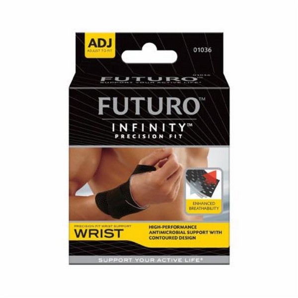 Wrist Support, Infinity Precision Fit Wrap Around, Adjustable, Black