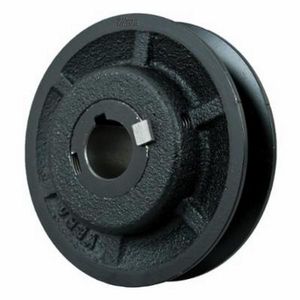 Bored-to-Size Type A Single Groove Variable Pitch Sheave, Finished Bore, 5/8 Inch Diameter Bore, 3-3/4 Inch Outside Diameter, 2.4 to 3.2 Inch Diameter Pitch