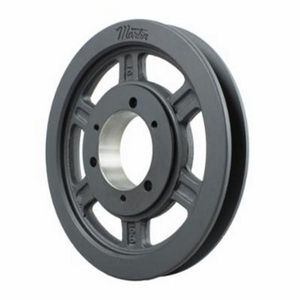 Arm/Spoke Type C-3 Single Groove Conventional Sheave, QD Bushed Bore, 1/2 to 2 Inch Diameter Bore, 12-3/4 Inch Outside Diameter, 12.4 Inch Diameter Pitch, 1 Inch Width Face