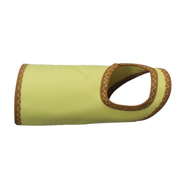 Wrist Cuff, Series: S04KV01, 11 in L, Kevlar® Twill, Hook and Loop Closure, Yellow