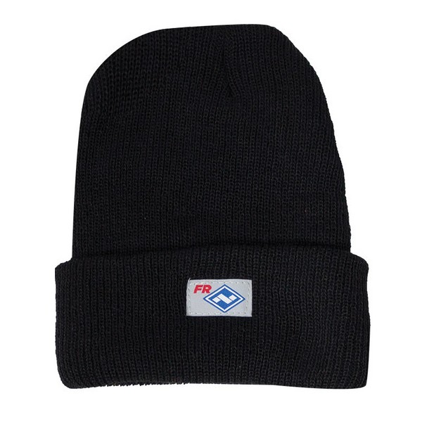 Winter Hat, Flame-Resistant, L Size, Black, DuPont™ Nomex® Fabric