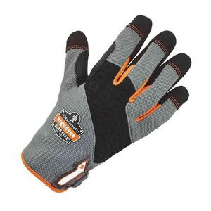 Abrasion Handling Gloves, Series: 820, Abrasion Glove Type, S, Tena-Grip™ Palm, Tena-Grip™, Gray, Reinforced Thumb, Hook and Loop Closure, Resists: Abrasion