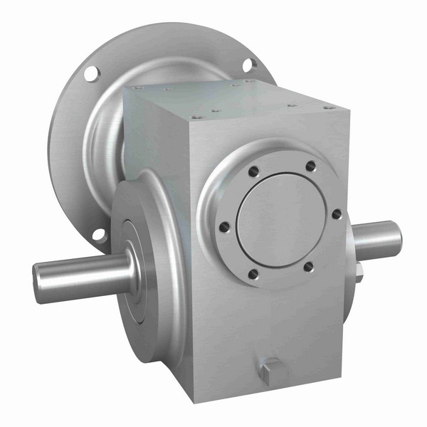 Worm Gear Reducer, Right Angle Single Reduction Style A, 5:1 Gear Ratio, 2.6 hp Input, C-Face Quill Input, Shaft Output, 5/8 in Dia Input, 0.875 in Dia x 2.48 in L Output, 350 rpm Output Maximum Speed, 1750 rpm Input Maximum Speed, 436 in-lb Output, 1-3/4 in Center Distance, 93.2 % Efficiency, Horizontal Standard Mount, 316 Stainless Steel