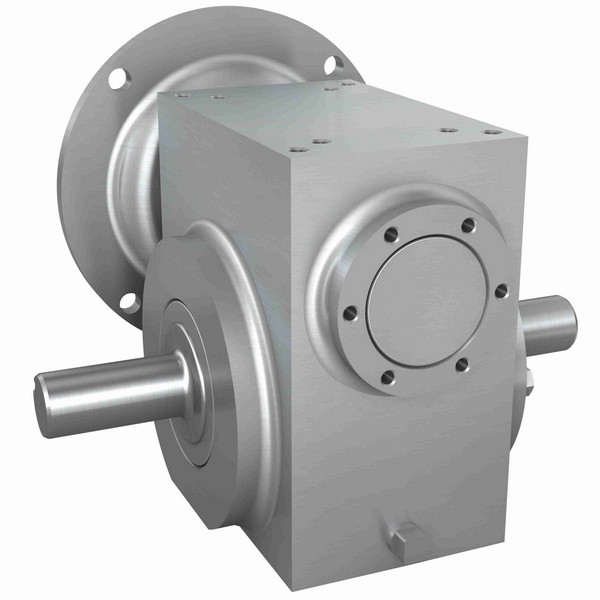 Worm Gear Reducer, Right Angle Single Reduction Style A, 60:1 Gear Ratio, 0.674 hp Input, C-Face Quill Input, Shaft Output, 5/8 in Dia Input, 1 in Dia x 2.66 in L Output, 29.2 rpm Output Maximum Speed, 1750 rpm Input Maximum Speed, 940 in-lb Output, 2.06 in Center Distance, 3/16 x 3/32 in Input, 64.5 % Efficiency, 316 Stainless Steel