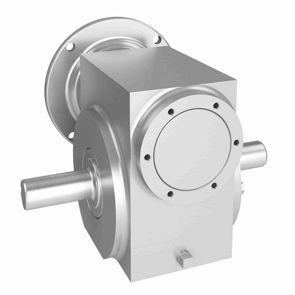 Worm Gear Reducer, Right Angle Single Reduction Style A, 30:1 Gear Ratio, 1.653 hp Input, C-Face Quill Input, Shaft Output, 5/8 in Dia Input, 1.125 in Dia x 3.03 in L Output, 58.3 rpm Output Maximum Speed, 1750 rpm Input Maximum Speed, 1423 in-lb Output, 2.38 in Center Distance, 3/16 x 3/32 in Input, 79.7 % Efficiency, 316 Stainless Steel